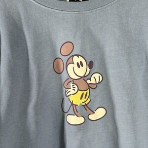 Mickey and Friends Genuine Mousewear Sweatshirt Cropped Fleece Pullover Medium